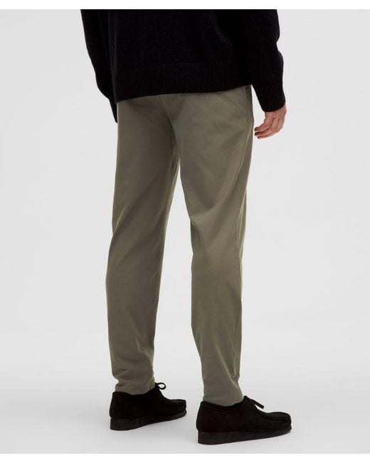 lululemon athletica Black Abc Warpstreme Slim-Fit Pull-On Pant for men