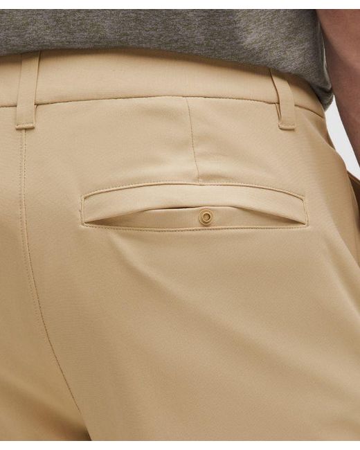 lululemon athletica Natural Abc Classic-fit Trousers 32"l Warpstreme - Color Khaki - Size 28 for men