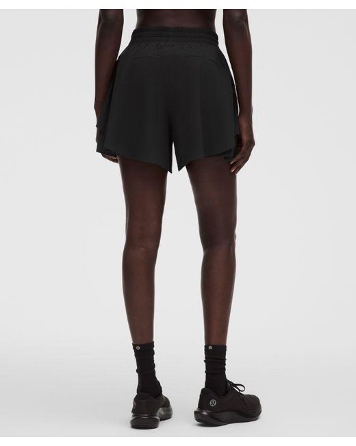 lululemon athletica Red Shake It Out High-Rise Running Short 4"