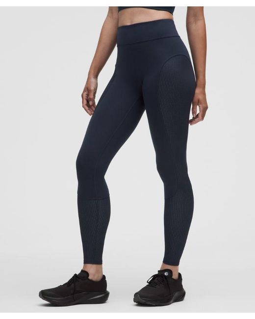 lululemon athletica Blue – -Panelled High-Rise Tight Leggings Slnsh Collection – 28" – – Size 16