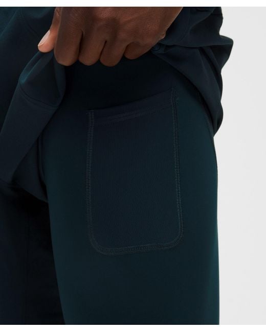 lululemon athletica Gray License To Train Lined Short 7" for men