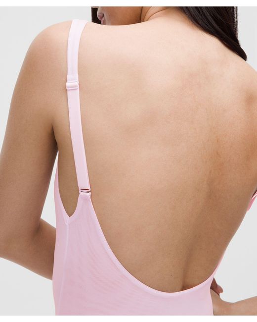 lululemon athletica Multicolor – Wundermost Ultra-Soft Nulu Mesh Scoop-Back Sleeveless Thong Bodysuit – – Size Large