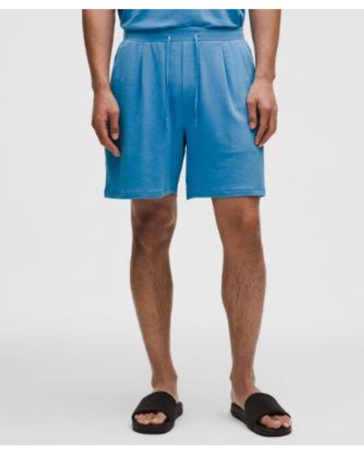 lululemon athletica Blue Becalm Relaxed-Fit Short 7" for men