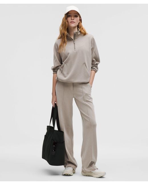 lululemon athletica Natural Softstreme Pintuck Mid-Rise Pant