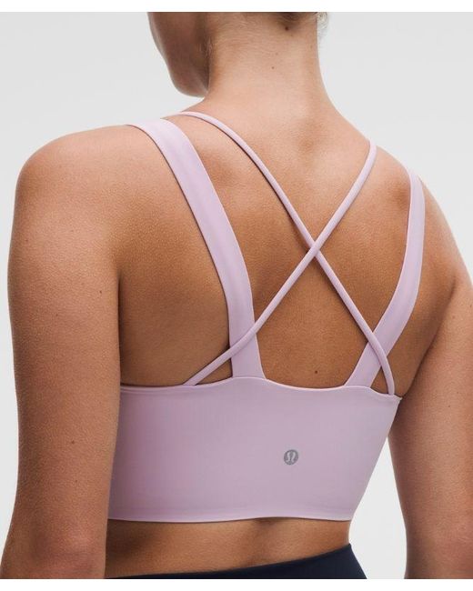 lululemon athletica Blue Like A Cloud Longline Bra