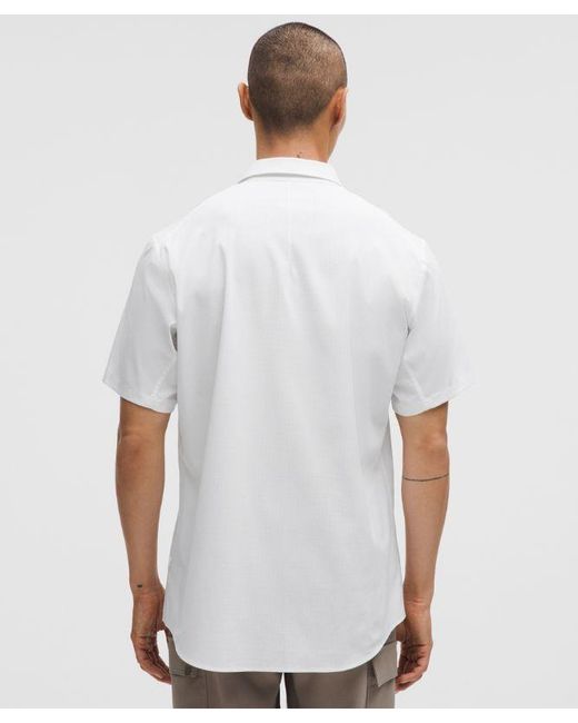 lululemon athletica Airing Easy Short-sleeve Shirt - Color White - Size L for men