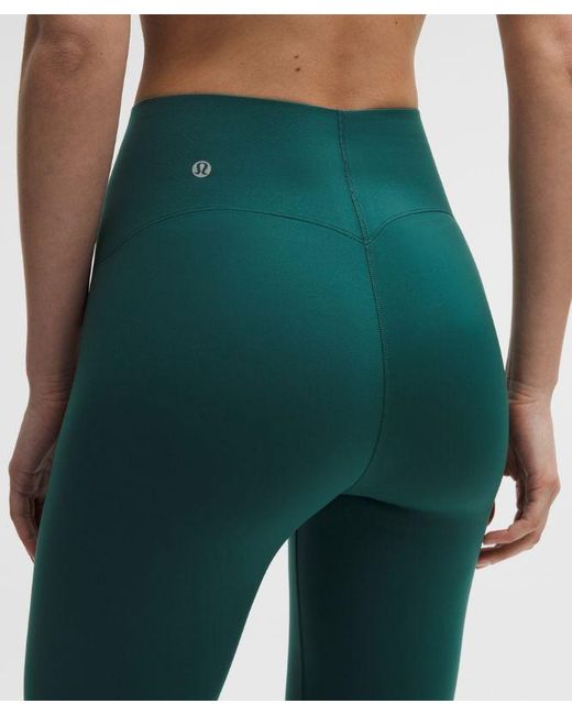 lululemon athletica Green – Glow Up Super-High-Rise Tight Leggings – 25" – – Size 8