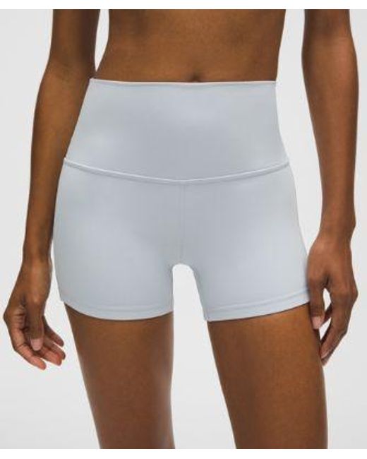 lululemon athletica Blue Align High-Rise Short 4"