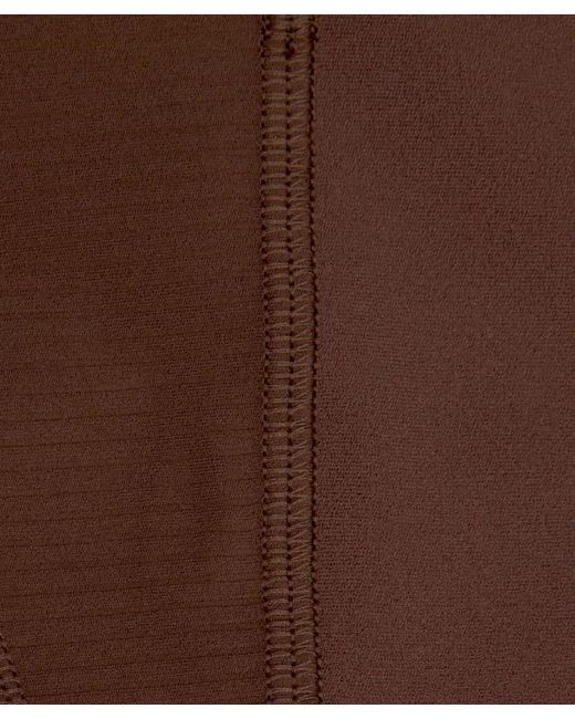 lululemon athletica Brown Groove Nulu Foldover-Waist Flared Pant
