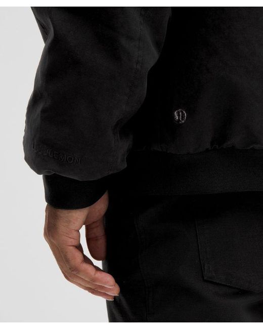 lululemon athletica Black – Reversible Insulated Hoodie – – Size Large for men