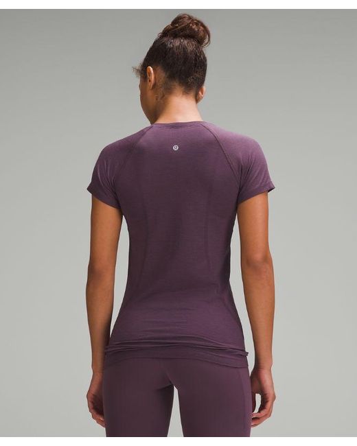 lululemon athletica Purple Swiftly Tech Short-sleeve Shirt 2.0