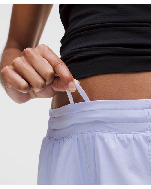 lululemon athletica White Hotty Hot Low-Rise Lined Short 2.5"