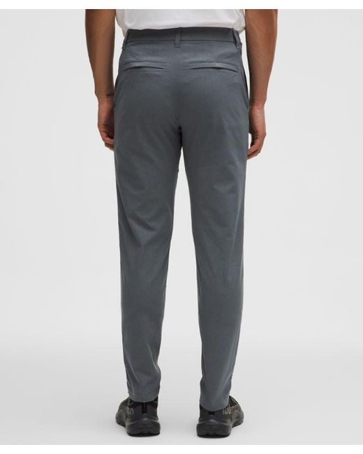 lululemon athletica Black Abc Slim-Fit Trouser 30L for men