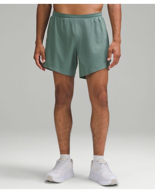 lululemon athletica Green Fast And Free Lined Shorts 6" for men