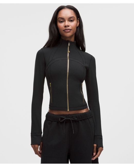 ウォーキング・ランニングウェア Lululemon define jacket cropped gold Lululemon Define Cropped Jacket *Nulu - Bone / Gold - lulu fanatics