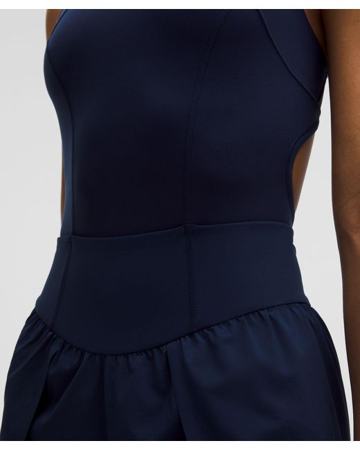 lululemon athletica Blue Go Further Split-Short Runsie 3"