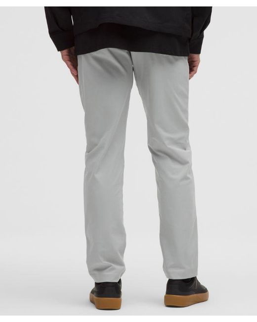 lululemon athletica Multicolor Abc Classic-fit 5 Pocket Trousers 34"l Warpstreme - Color Silver/grey - Size 30 for men