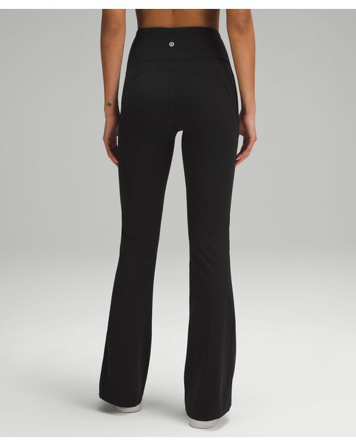lululemon athletica Black Groove High-rise Flared Pants With Pockets 32.5"