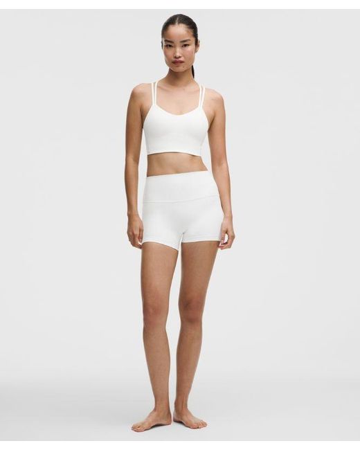 lululemon athletica Blue – Like A Cloud Longline Sports Bra Light Support, B/C Cup – – Size 14