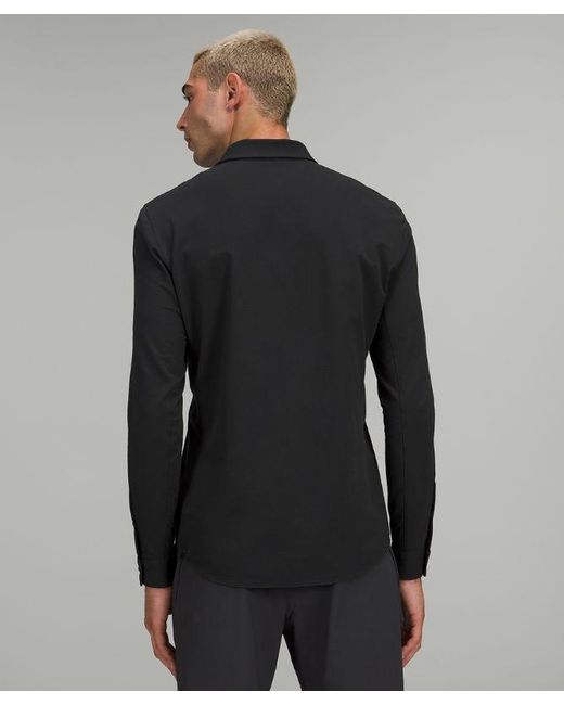 lululemon athletica Black – Commission Long-Sleeve Shirt – – for men