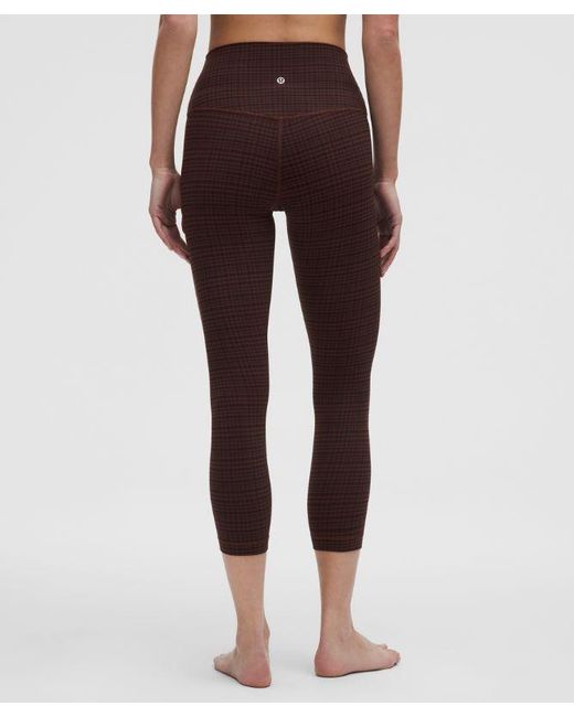 lululemon athletica Red – Align High-Rise Crop Leggings – 23" – – Size 4