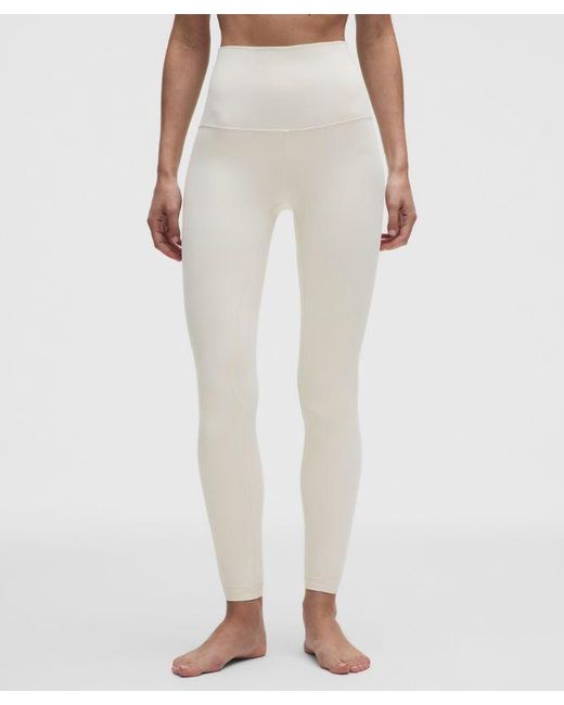 lululemon athletica White – Align Super-High-Rise Pants – 28" – – Size 4