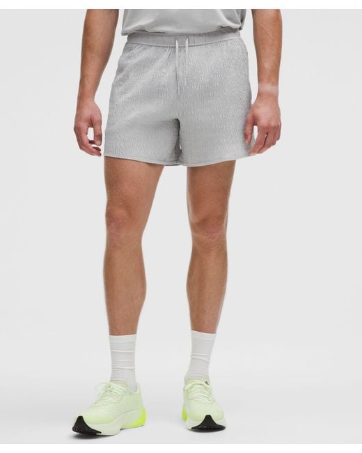 lululemon athletica Black – Mile Maker Reflective Linerless Shorts – 6" – – Size Large for men
