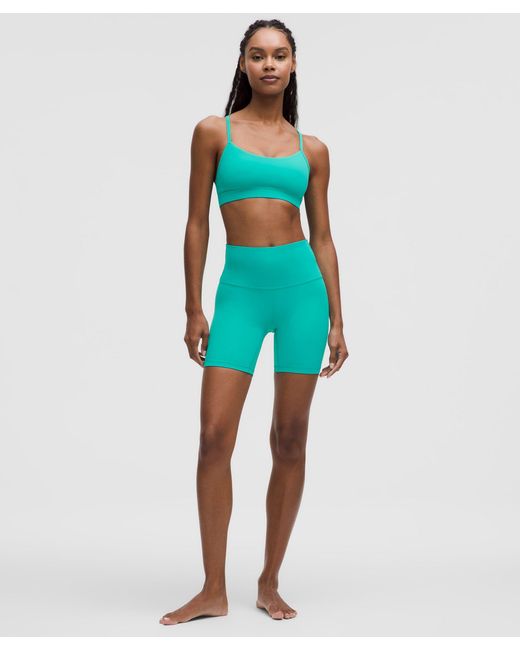 lululemon athletica Green Flow Y Bra Nulu Light Support, A-C Cups