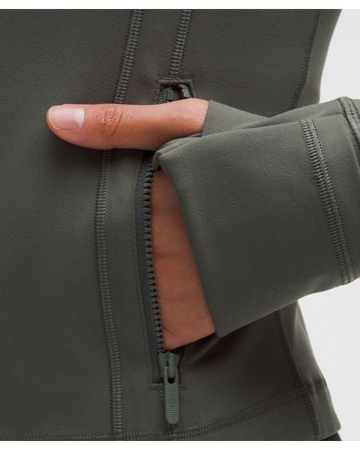 lululemon athletica Gray Define Cropped Jacket