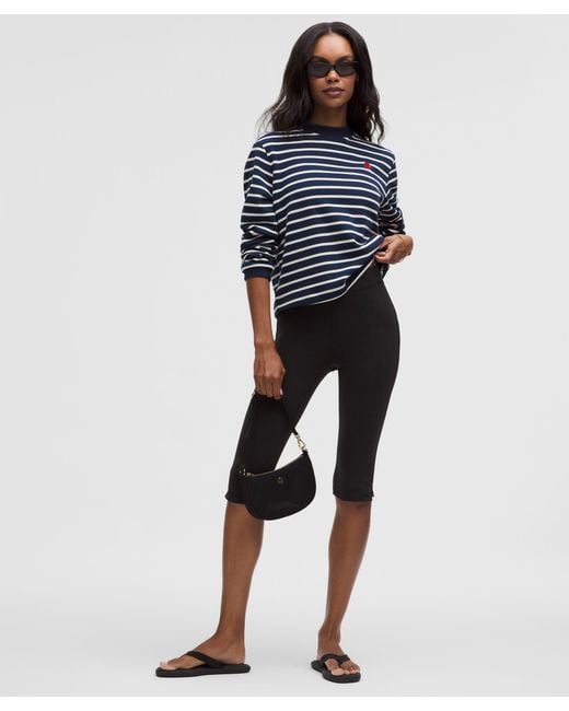 lululemon Groove High-Rise Notched-Hem Crop 15