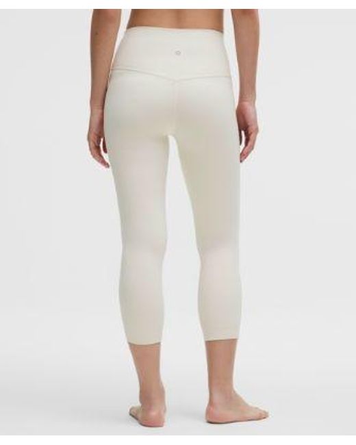 lululemon athletica Natural – Align High-Rise Crop Leggings – 23" – – Size 16
