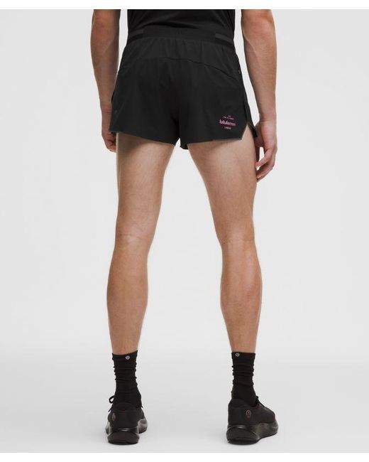 lululemon athletica Black – Fast And Free Split Shorts London '26 – 3" – – Size Large for men
