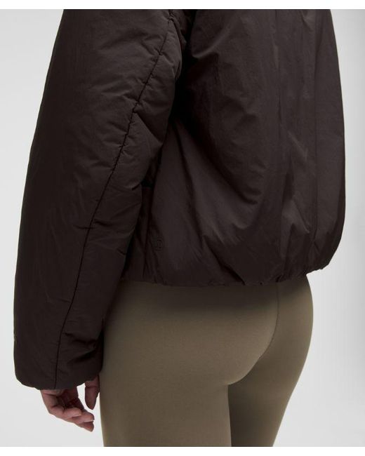 lululemon athletica Brown – Thermozen Insulated Hoodie – – Size Large