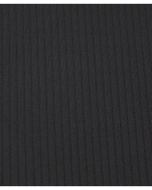 lululemon athletica Black It's Rulu Ribbed Cropped Half Zip