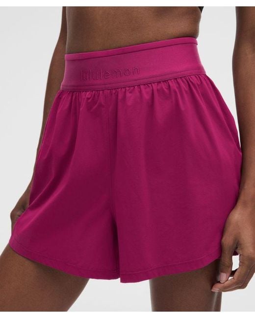 lululemon athletica Red License To Train Super-High-Rise 2-In-1 Short