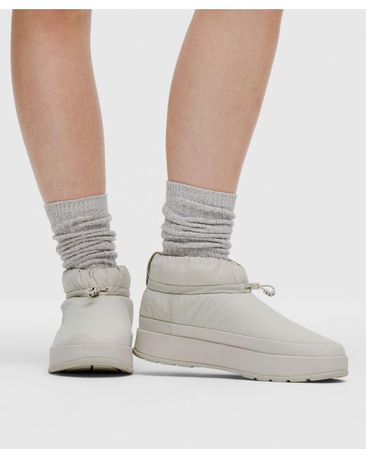 lululemon athletica White Wunder Puff Mini Boot