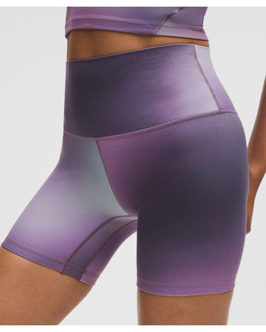 lululemon athletica Blue Align High-Rise Short 6"