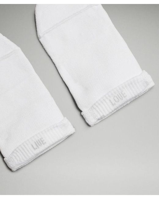 lululemon athletica Daily Stride Comfort Low-ankle Socks 3 Pack - Color White - Size L