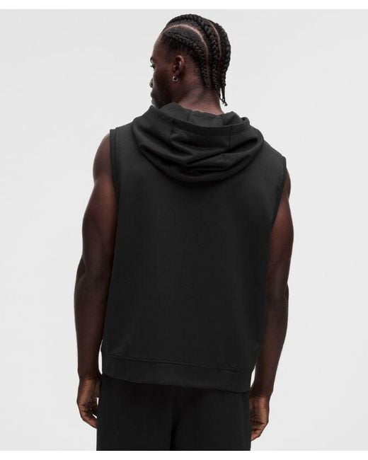 lululemon athletica Black Warm-Up Sleeveless Gym Hoodie for men