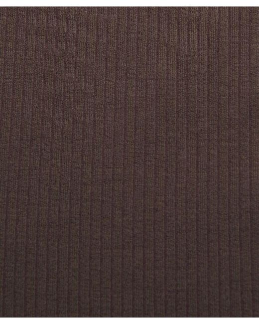 lululemon athletica Gray – Ribbed Softstreme Flared Pants Regular – – Size 4