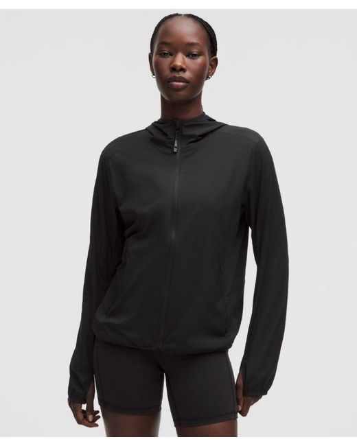 lululemon athletica Black Breathable Lightweight Training Jacket