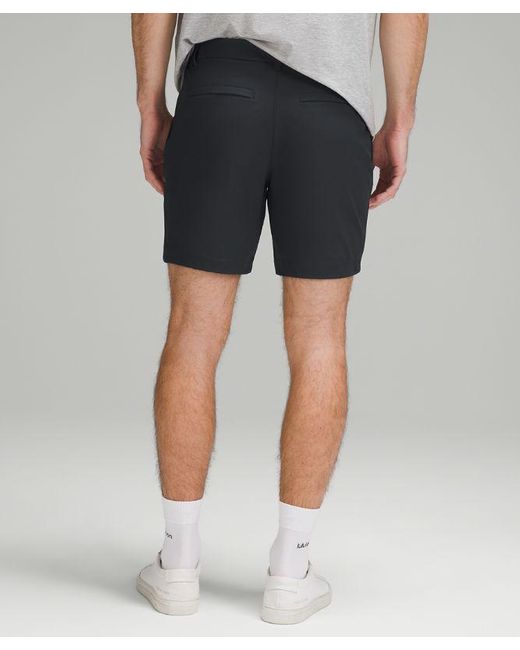 lululemon athletica Blue Abc Classic-fit Shorts Warpstreme - 7" - Color Black - Size 28 for men