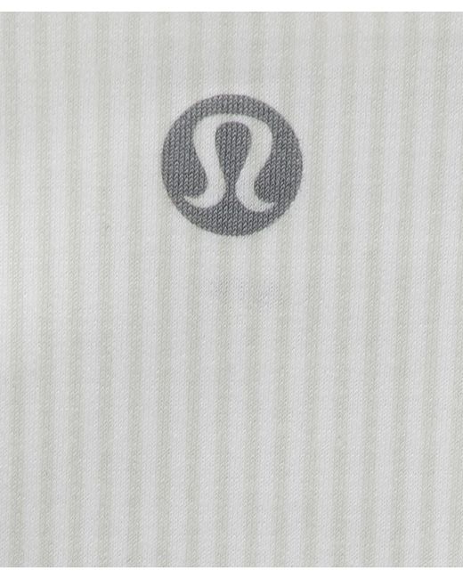 lululemon athletica Multicolor Invisiwear Mid-rise Thong Underwear 5 Pack - Color Silver/white/black - Size L