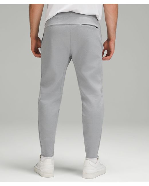 lululemon athletica Gray Textured Spacer Classic-tapered Pants for men