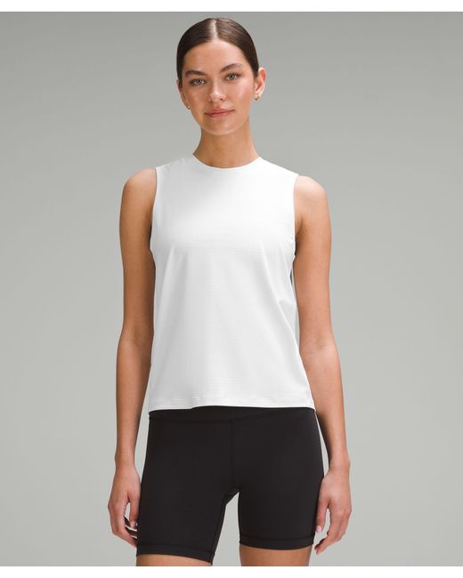 lululemon athletica White License To Train Classic-fit Tank Top