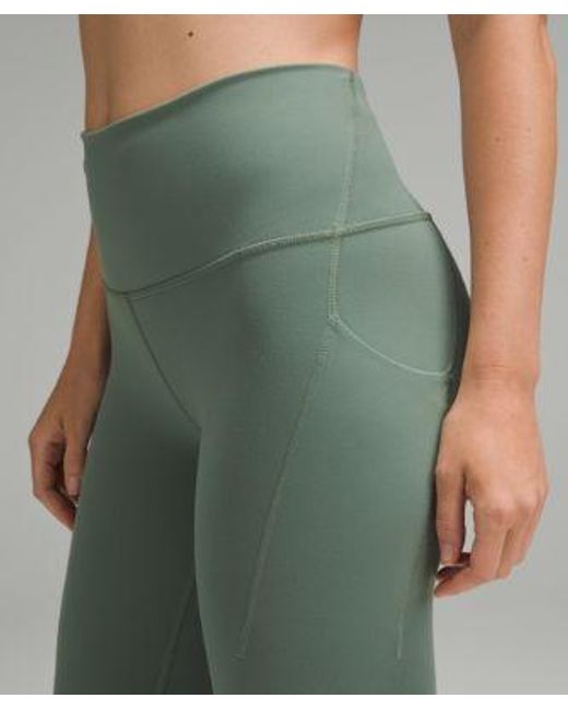 lululemon athletica Green – Wunder Train High-Rise Tight Leggings With Pockets – 25" – /Pastel – Size 4