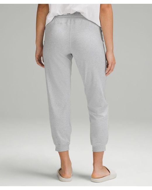 lululemon athletica Gray Soft Jersey Classic-fit Mid-rise Joggers