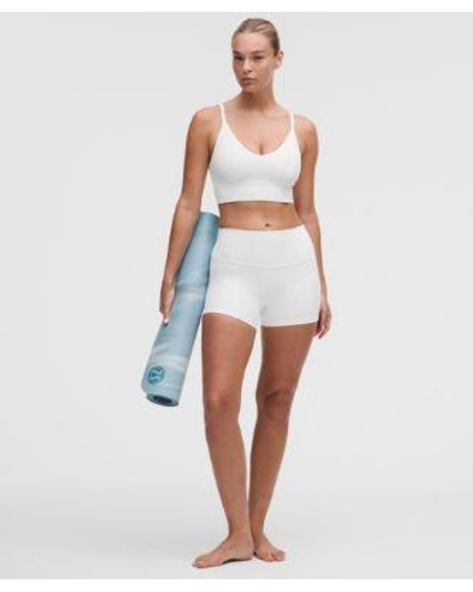 lululemon athletica White Focuser Scoop-Neck Bra Nulu