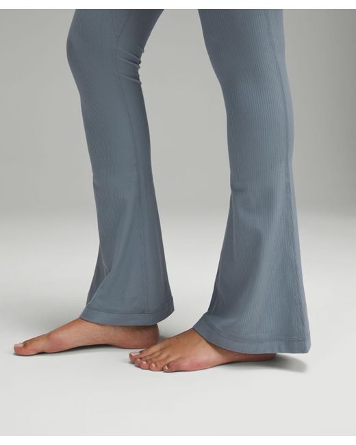 lululemon athletica Align High-rise Ribbed Mini-flared Pants Extra Short - Color Blue - Size 10