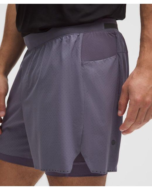 lululemon athletica Multicolor – Fast And Free Lined Running Shorts – 5" – – for men
